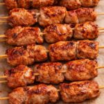 ღორის მწვადი ჩხირზე